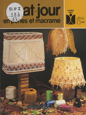 cover image of Abat-jour en perles et macramé